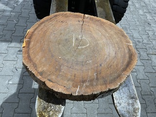 Rosewood schijf, Dikte 80mm, Ø 550mm